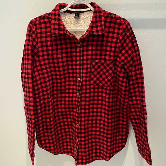 Urban heritage • Long sleeve button down w fleece - Picture 2 of 5